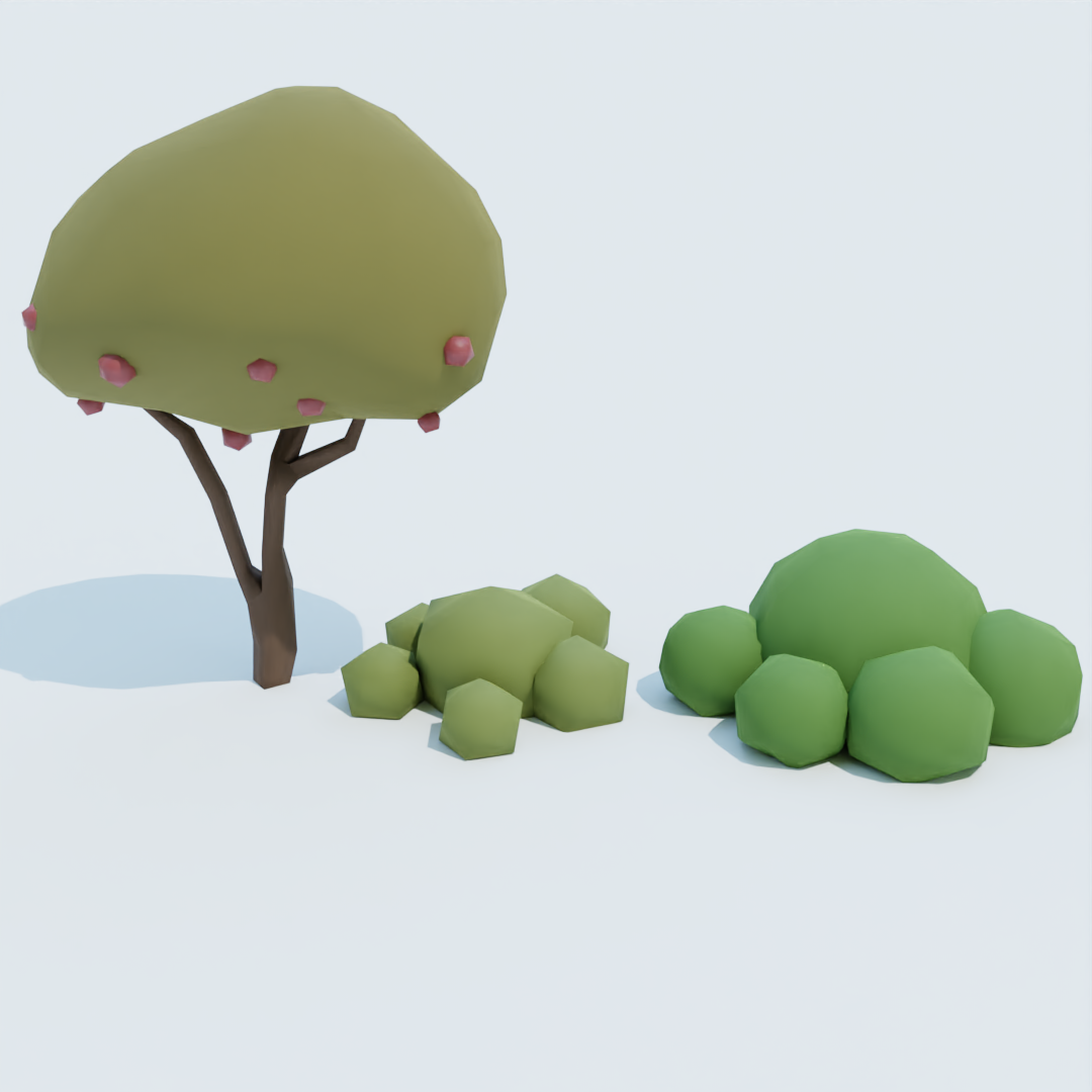 Low Poly Foliage Pack preview image 2